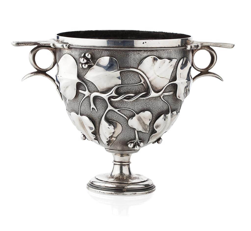 Appraisal: A Victorian punch bowl or 'Skyphos' Walter and John Barnard