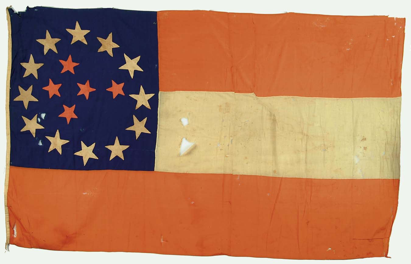 Appraisal: EXTREMELY RARE CONFEDERATE INDIAN TREATY FLAG OR BATTLE FLAG This