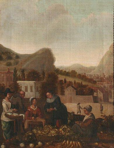 Appraisal: EARLY OIL PAINTING MANNER OF SORGH SORGH Hendrick Dutch -