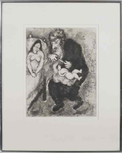 Appraisal: Marc Chagal French - set of four engravings from La