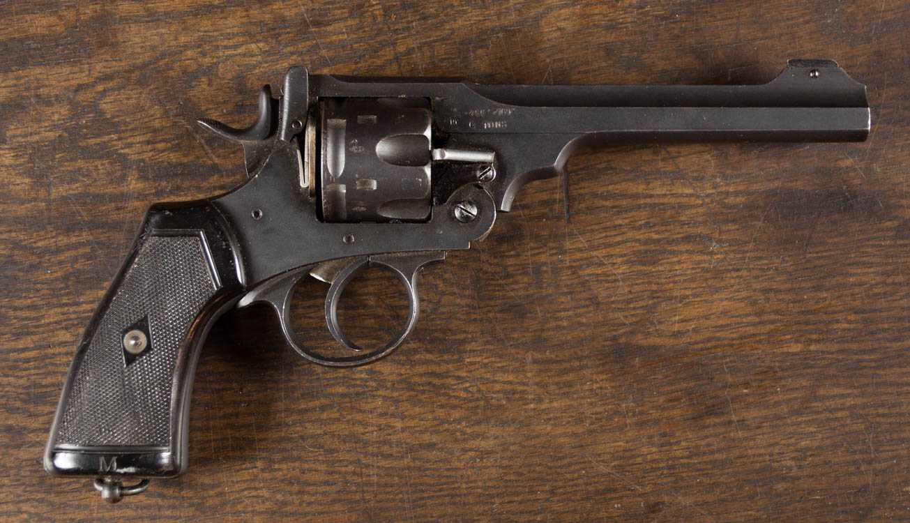 Appraisal: WEBLEY MARK VI DOUBLE ACTION SERVICE REVOLVER modified to ACP