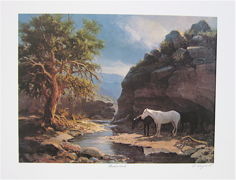 Appraisal: OLAF WIEGHORST LIMITED EDITION OFF-SET LITHOGRAPH California - Pleasant Creek