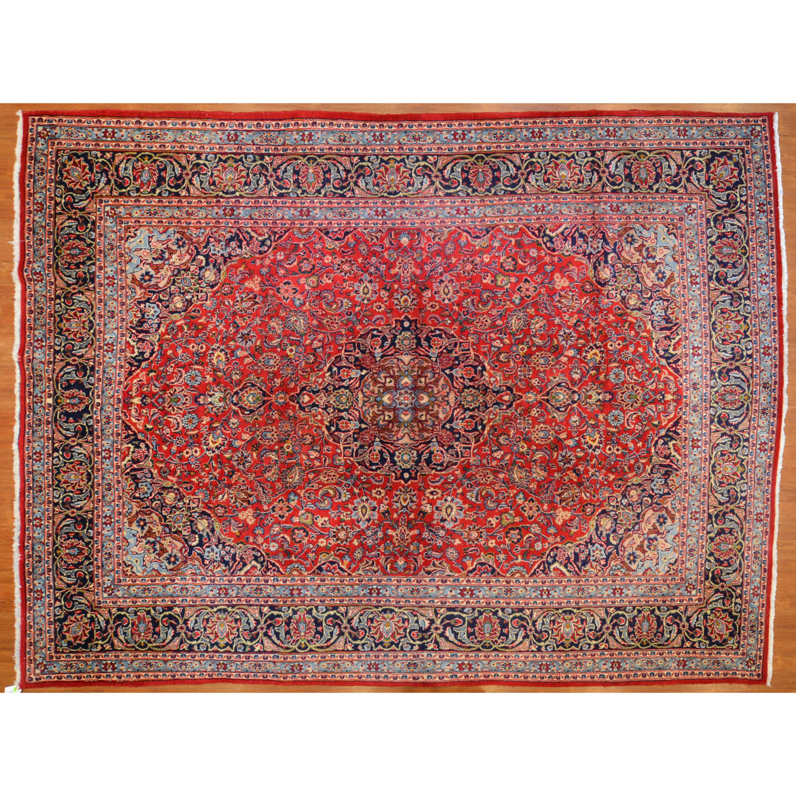 Appraisal: KESHAN CARPET PERSIA X Fourth quarter- th century hand-knotted wool