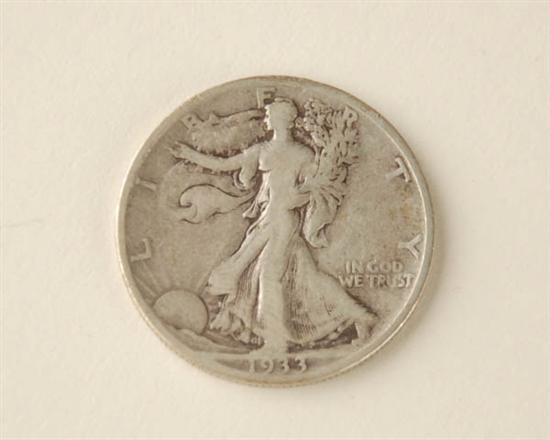 Appraisal: -S Walking Liberty Half Dollar