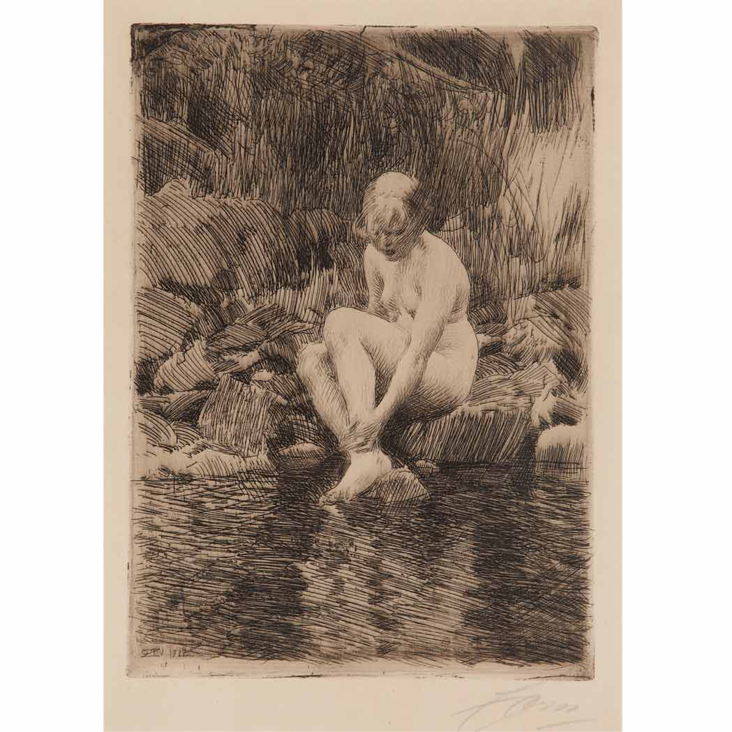 Appraisal: Anders Zorn DAGMAR A Etching signed in pencil a few