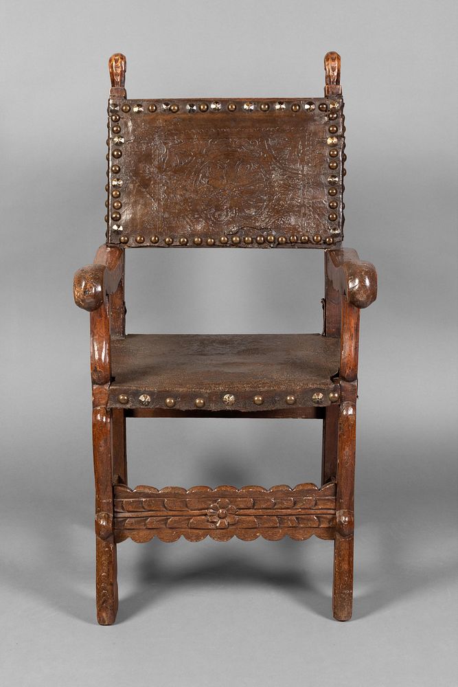 Appraisal: Spanish Colonial Upper Peru Sillon de Frailero Chair th Century