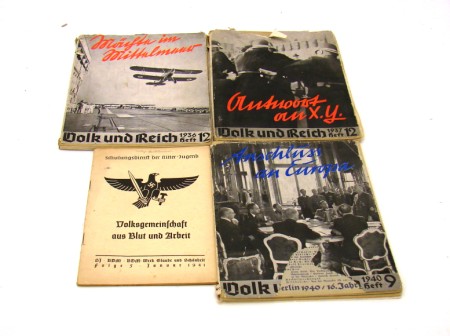 Appraisal: Lot consists of German WWII booklets and periodicals