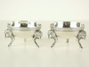 Appraisal: MASTER SALTS - Pair of sterling footed master salts marked