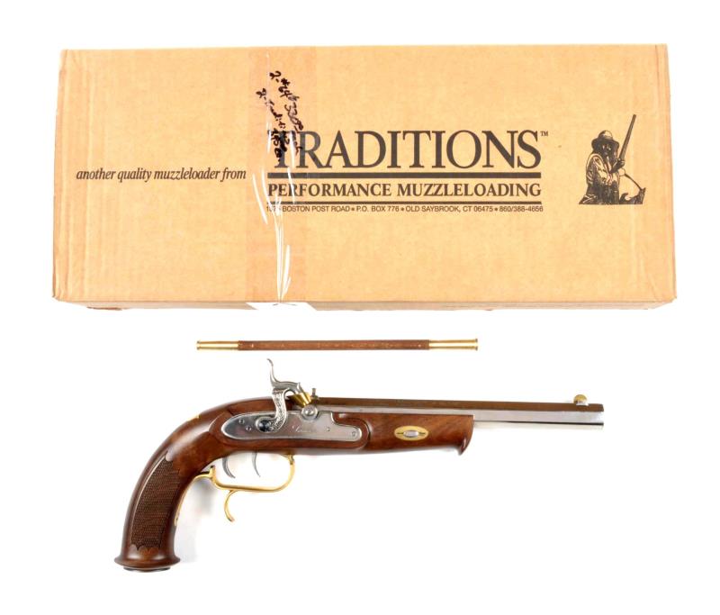 Appraisal: Traditions Single Shot Percussion Pistol Serial - - - This