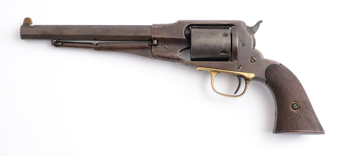 Appraisal: REMINGTON-BEALS NAVY CONVERSION REVOLVER shot cylinder conversion with loading gate