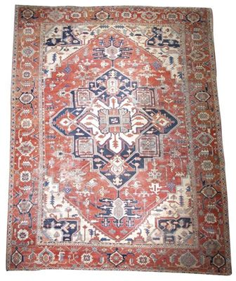 Appraisal: A Heriz - Bakhshaish carpet north west Persia late nineteenth