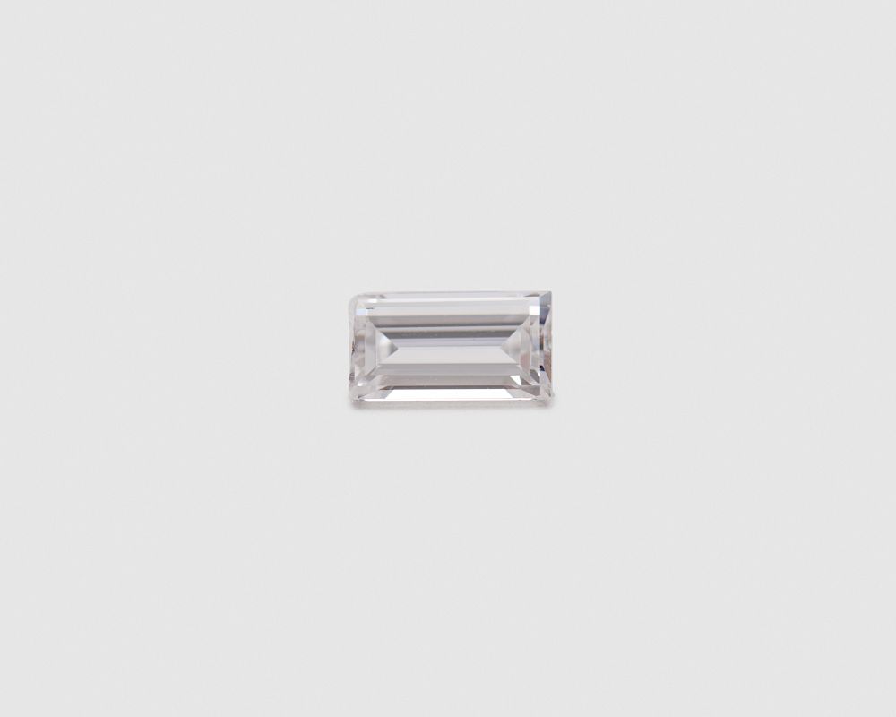 Appraisal: Unmounted Diamond Unmounted Diamond the baguette-cut diamond measuring approx x