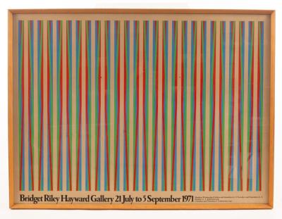 Appraisal: After Bridget Riley Hayward Gallery July to September framed exhibition