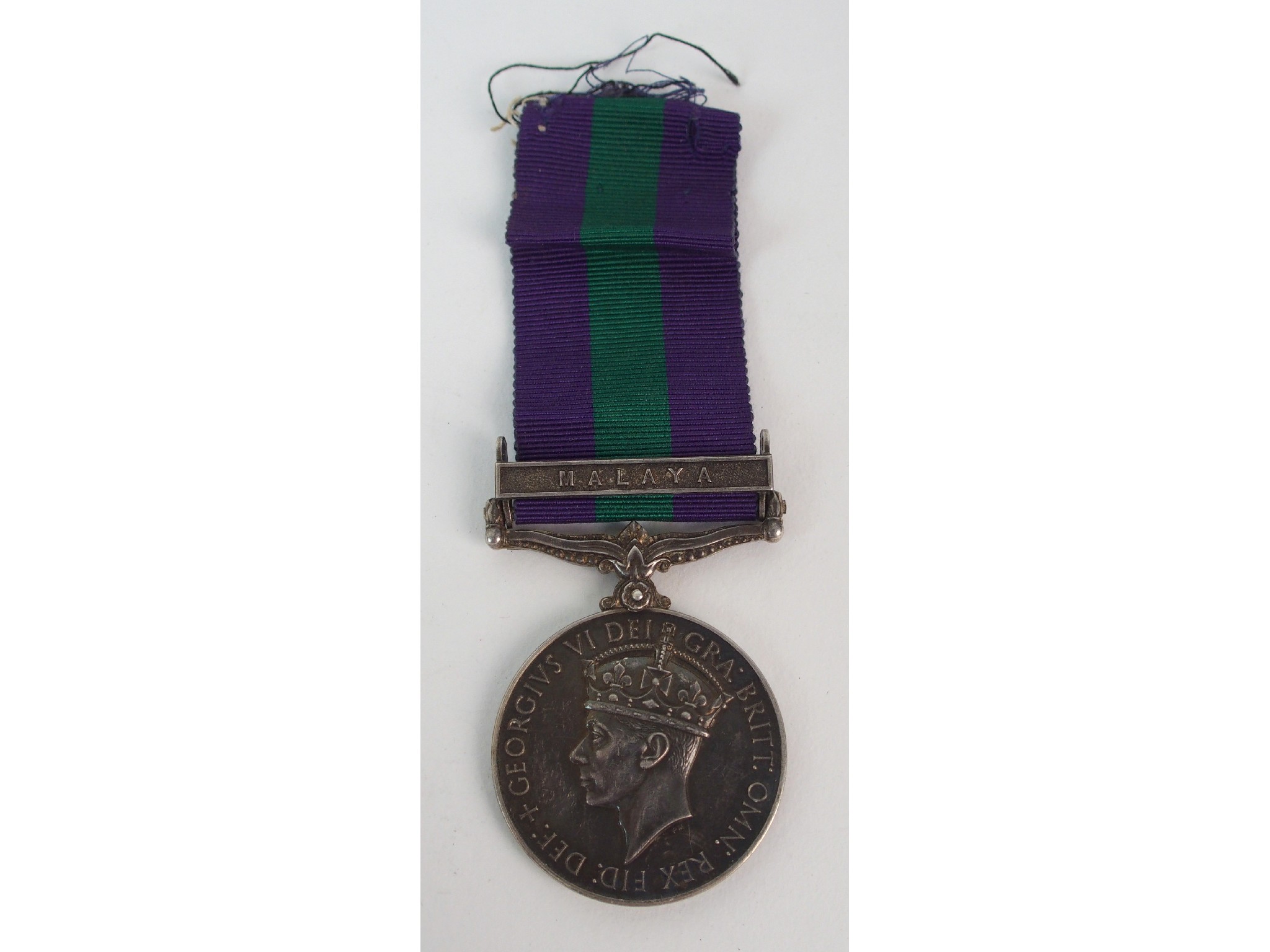 Appraisal: A George VI General Service Medalto Cpl L Carvell Suffolk