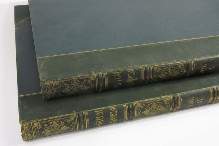 Appraisal: TWO RARE LARGE FOLIO VOLUMES THE PINETUM BRITANNICUM A Descriptive