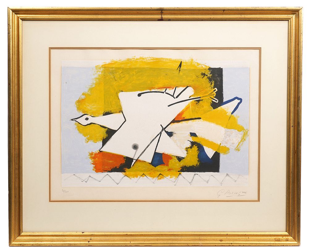 Appraisal: Georges Braque 'L 'Oiseau Jaune' Lithograph Georges Braque France -