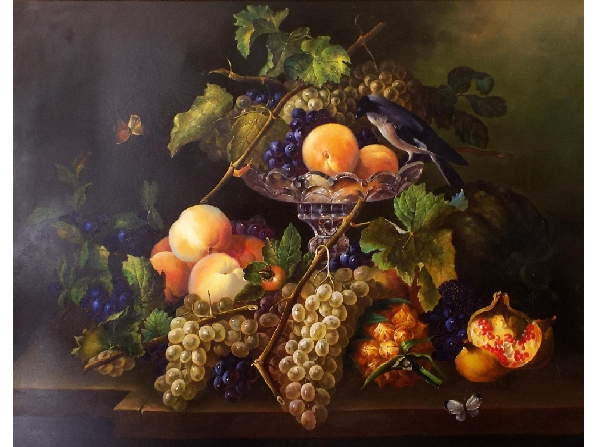 Appraisal: th st Century Contemporary School - Still life of fruit