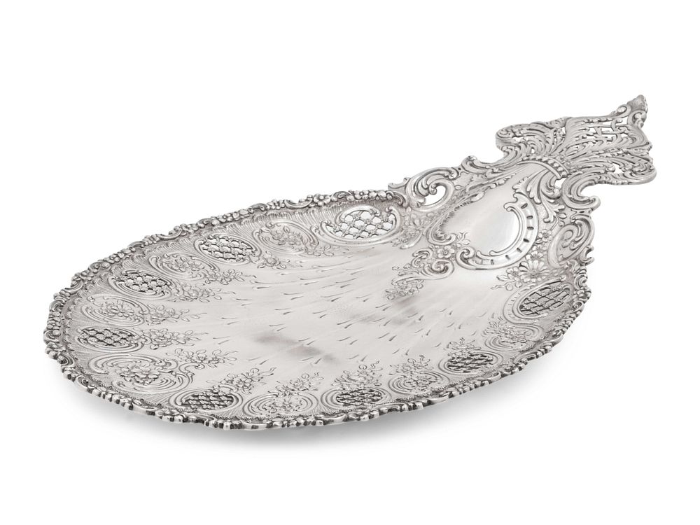 Appraisal: A Tiffany Co Silver Serving Dish A Tiffany Co Silver