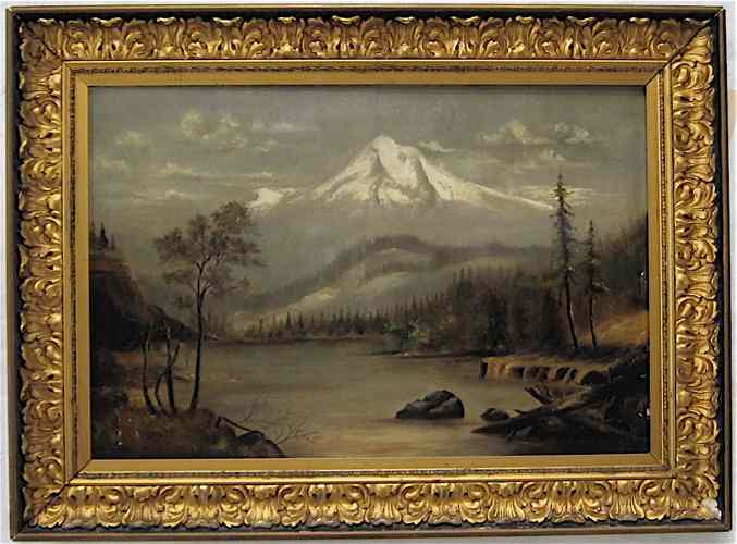 Appraisal: SCHOOL OF ELIZA BARCHUS OIL ON CANVAS Oregon early th