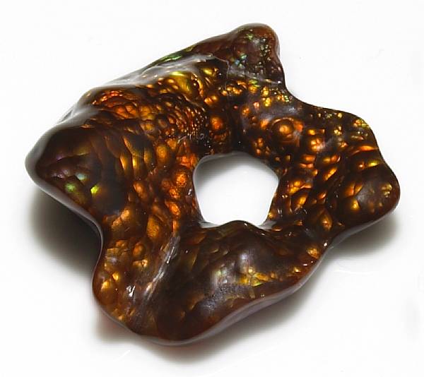 Appraisal: Free-form Fire Agate Slaughter Mountain San Carlos Reservation Arizona Beautifully