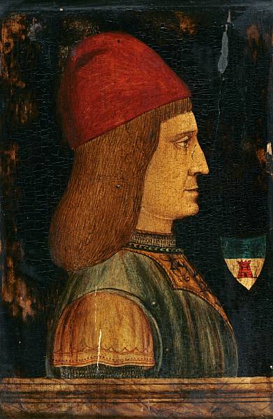 Appraisal: Manner of Bernardino dei Conti A portrait of a man