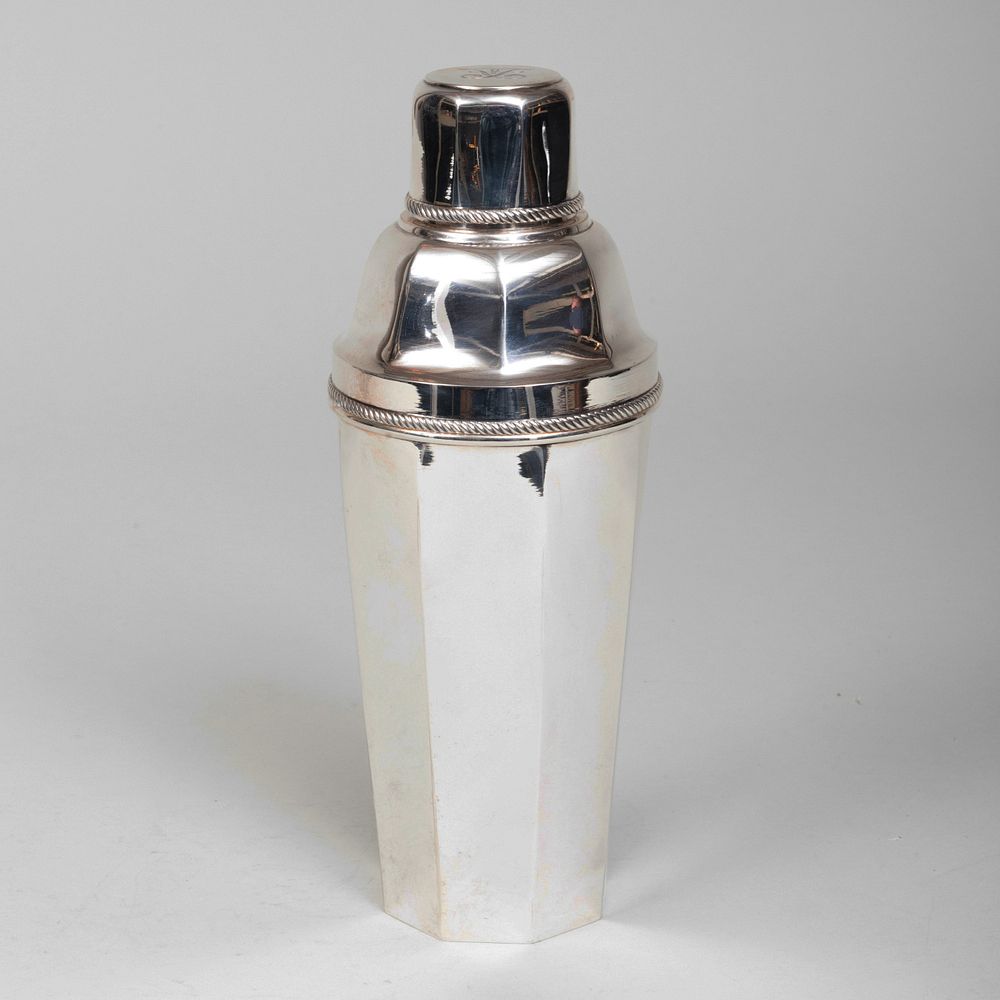 Appraisal: Danish A F Rasmussen Silver Cocktail Shaker Marked ' '