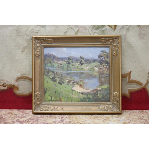 Appraisal: Howard Barron The Hawkesbury River at Gattai signed lower right