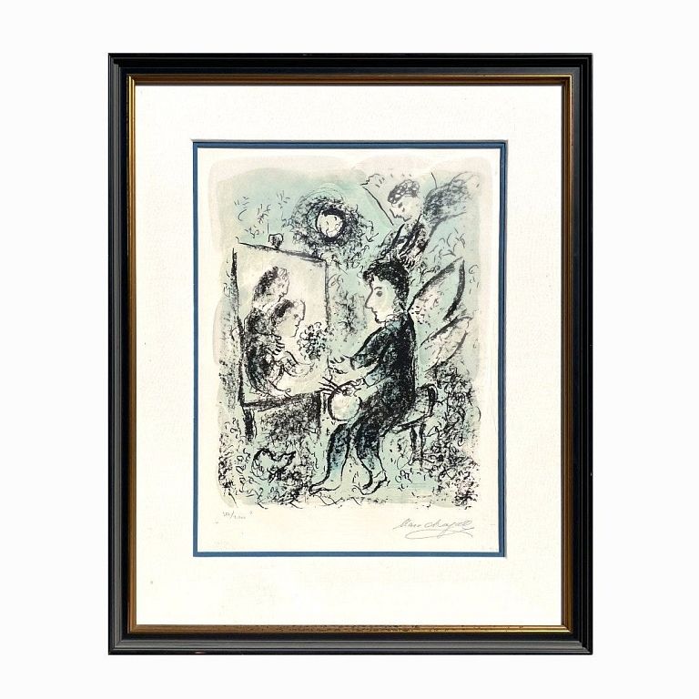 Appraisal: Marc Chagall Russian-French - Lithograph Marc Chagall Russian-French - Lithograph