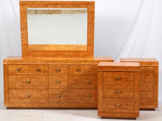 Appraisal: LANE FURNITURE BY RAY SOBOTA BEDROOM FURNITURE FOUR PIECES Knotty