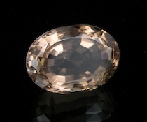 Appraisal: A Carat Smoky Topaz Quartz Gemstone An unset faceted smoky