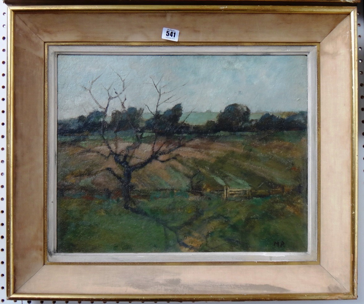 Appraisal: Mary Potter - Essex landscape Summer oil on board signed