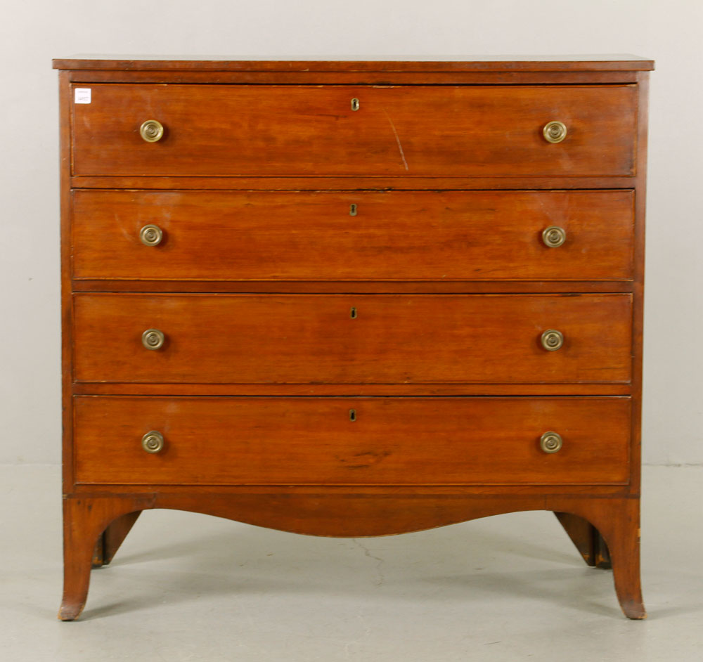 Appraisal: - Federal Style Chest Federal style chest of drawers h