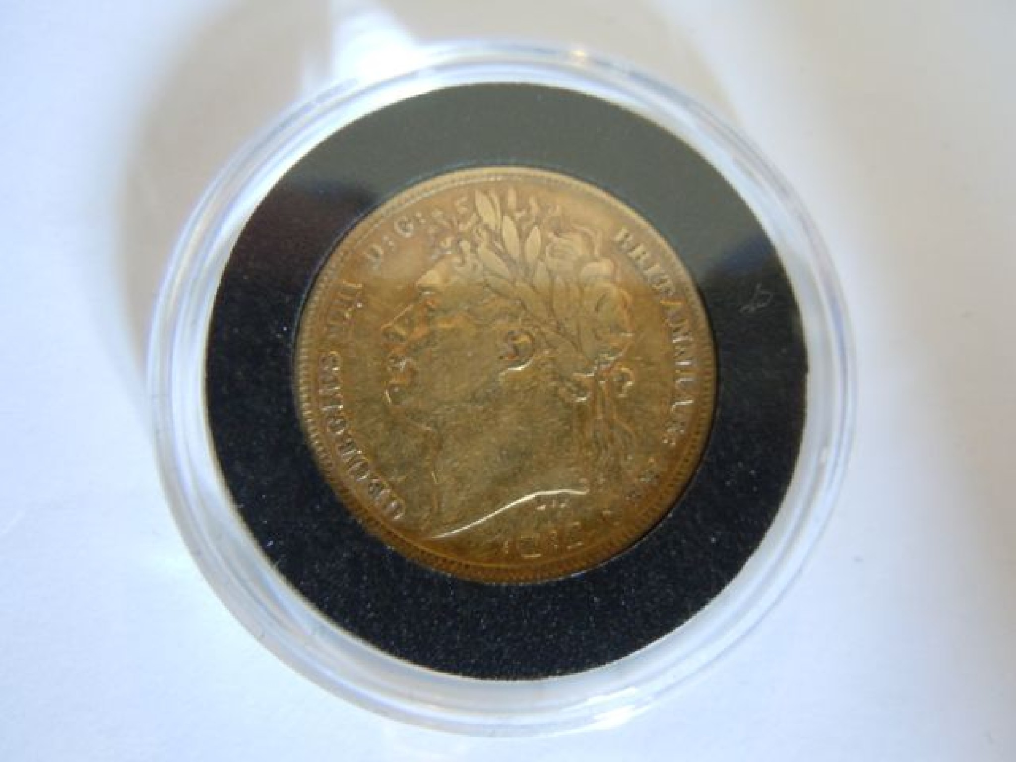 Appraisal: A King George III ct Gold Sovereign fitted display case