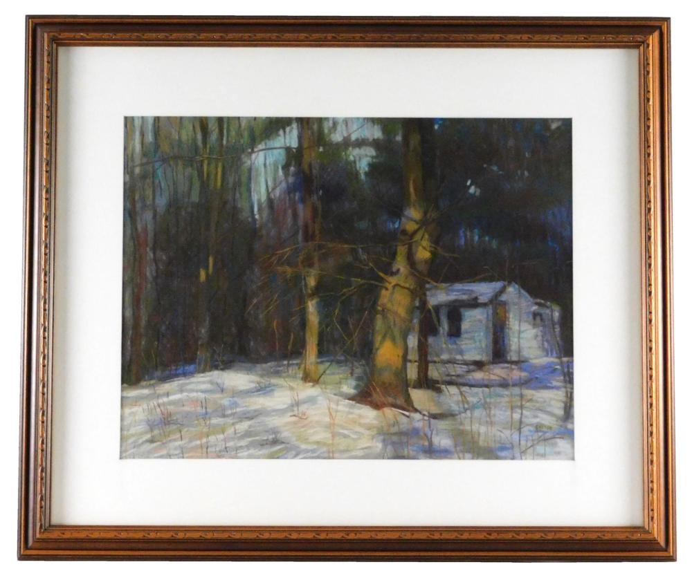 Appraisal: Denise Salter th st C Retreat pastel on paper depicts