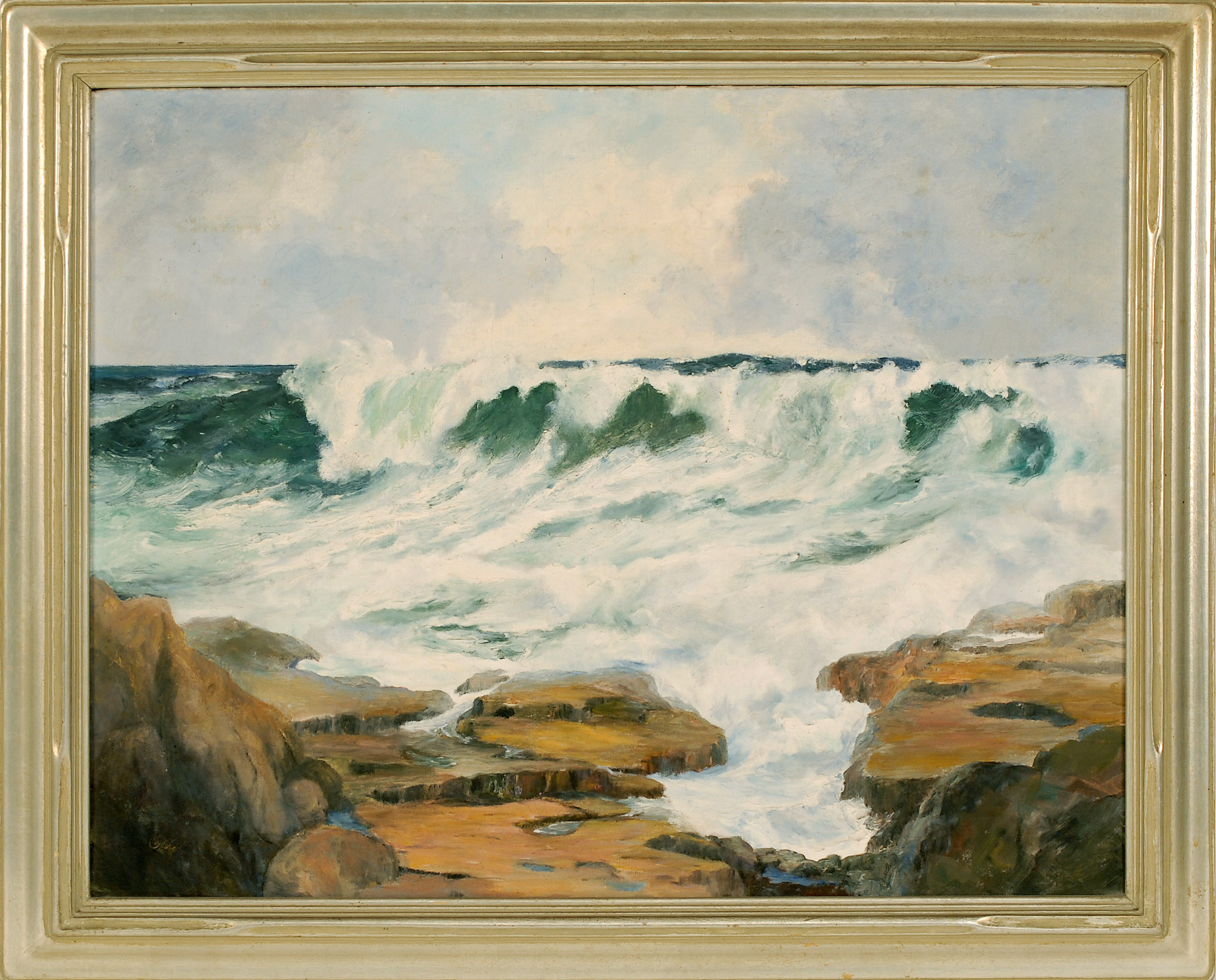 Appraisal: GRACE L RUSSELLAmerican ContemporaryHigh Tide Signed faintly lower left Titled