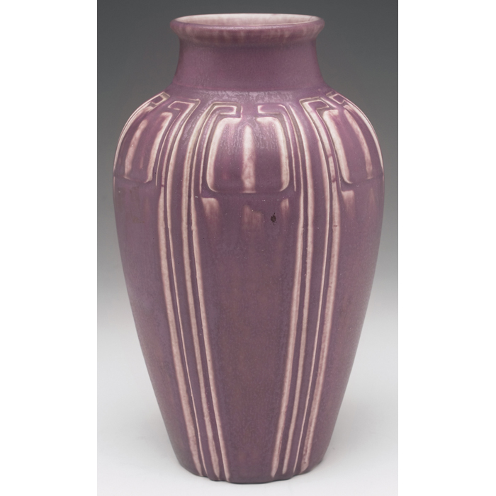 Appraisal: Rookwood vase large form with a geometric design covered in