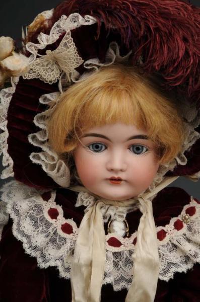 Appraisal: Kestner Child Doll Description Germany Ca Bisque socket head incised