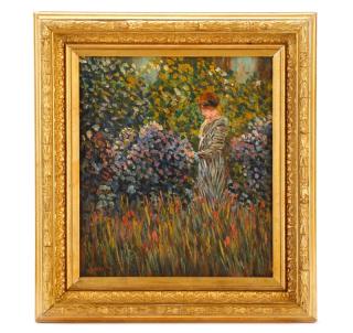 Appraisal: Henry Mitton Wilson Woman in a Garden O B Henry