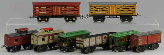 Appraisal: GROUPING OF IVES TRAINS O gauge lot includes two ''