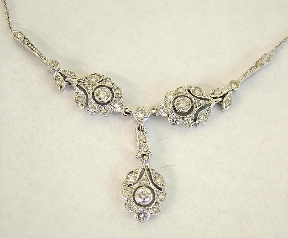 Appraisal: ct diamond pendant approx cts diamonds