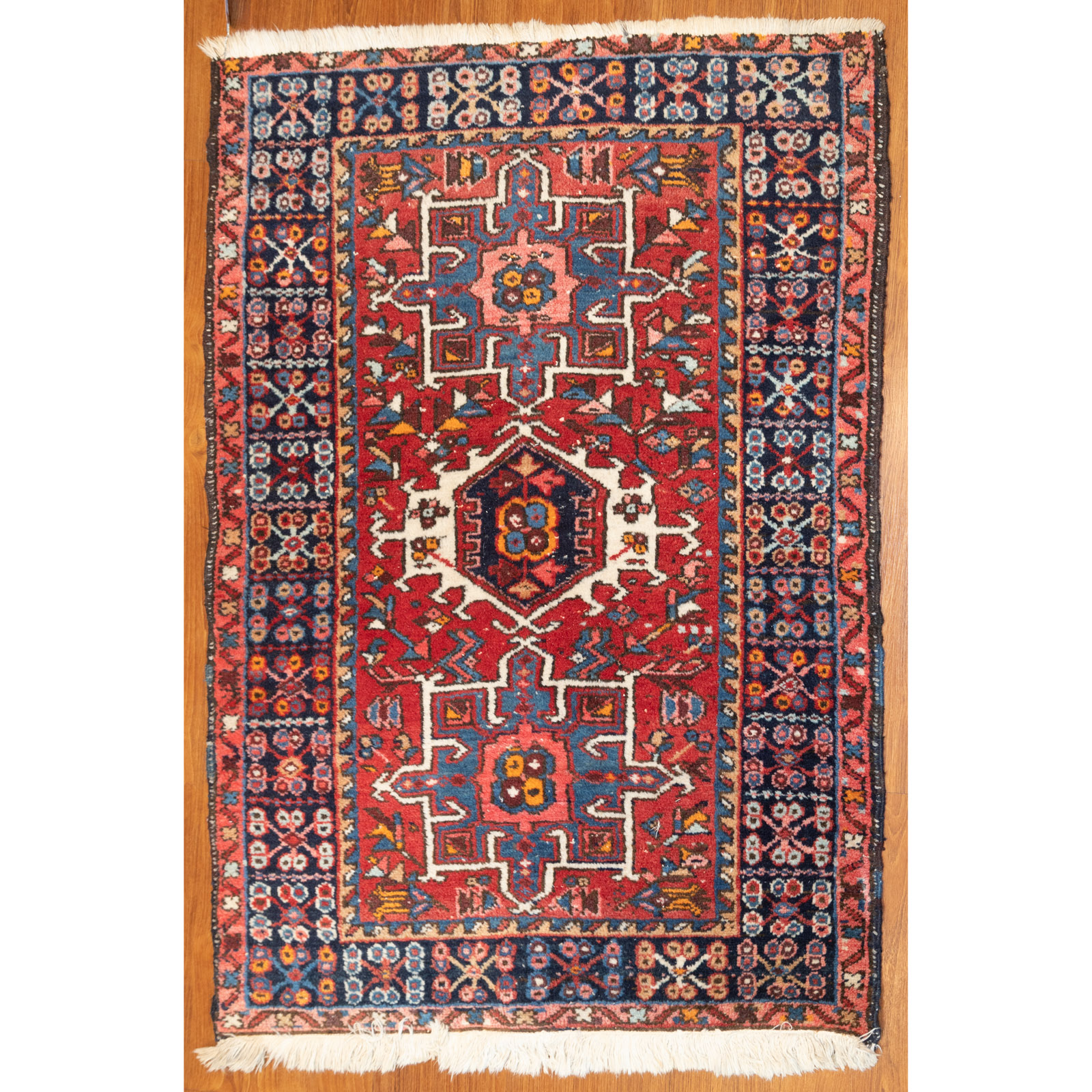 Appraisal: KARAJA RUG PERSIA X Third quarter- th century hand-knotted wool