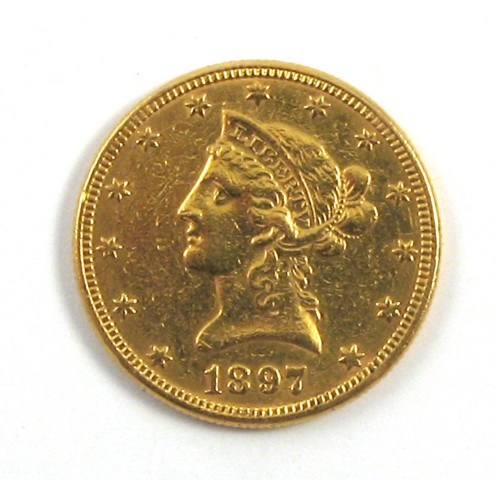 Appraisal: U S TEN DOLLAR GOLD COIN Liberty head type -P