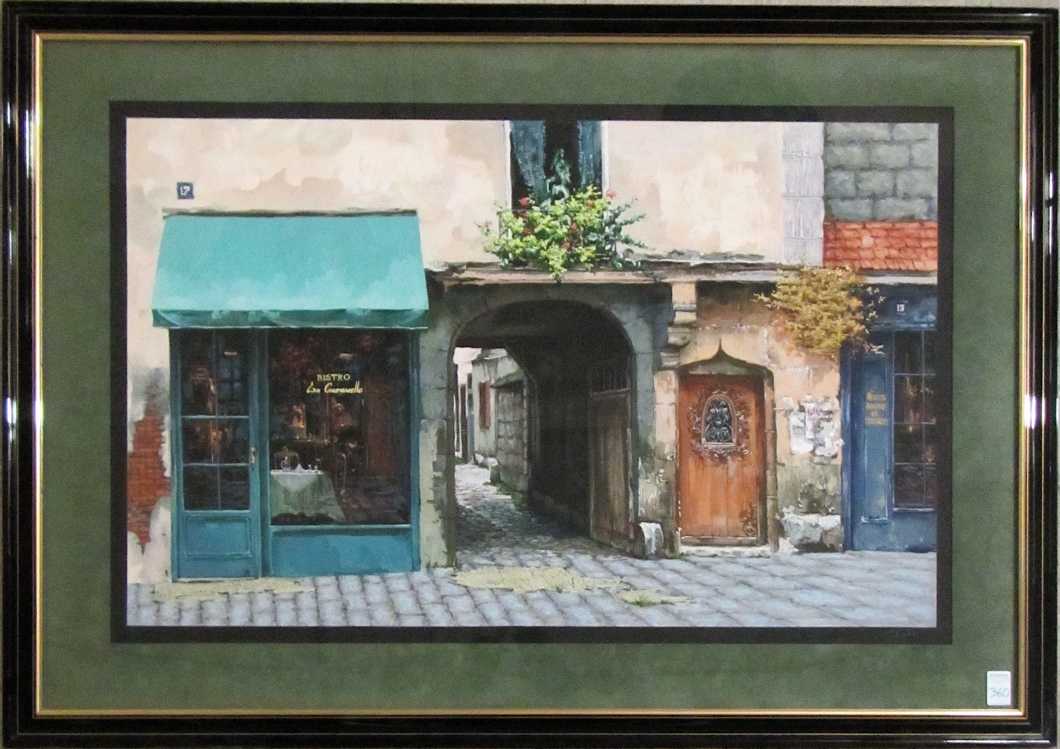 Appraisal: VIKTOR SHVAIKO SERIGRAPH ON CANVAS New York Italy Russia born