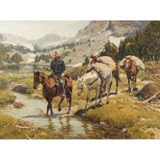 Appraisal: Jim Norton Painting High Country Splendor Framed oil on canvas