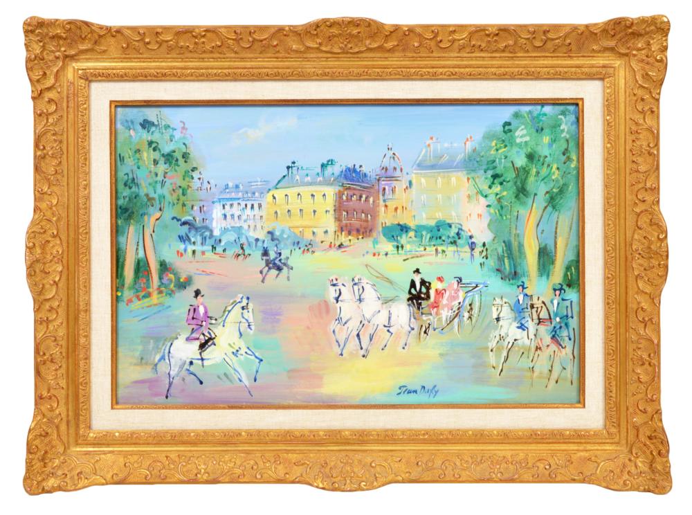 Appraisal: JEAN DUFY 'PARIS PORTE DAUPHINE VERS LE BOIS' O CJean