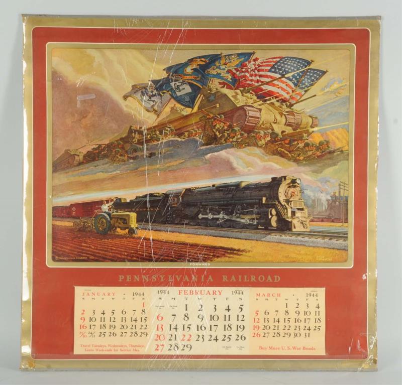 Appraisal: Done by Dean Cornwell Calendar is complete Has some creases