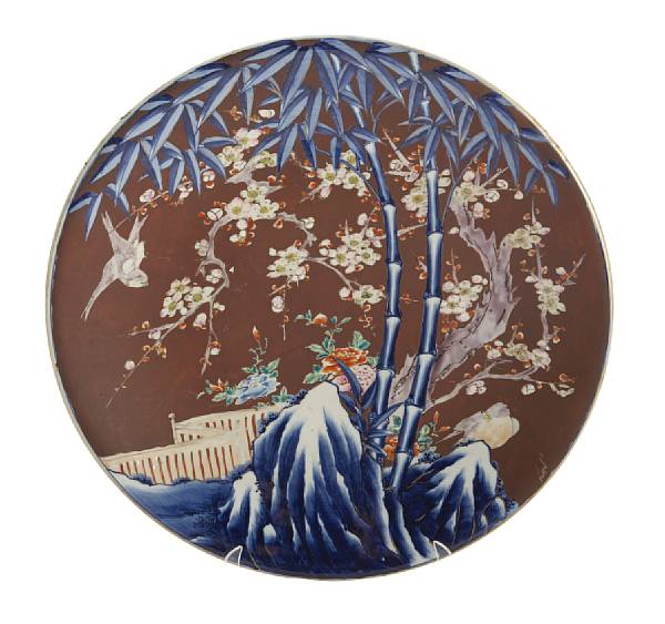 Appraisal: A group of three Japanese porcelains including an Arita blue