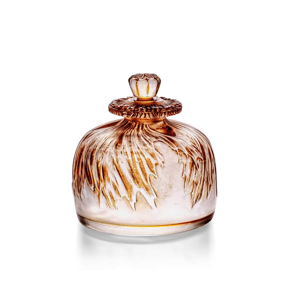 Appraisal: REN LALIQUE FRENCH - PAVOT SCENT BOTTLE NO designed clear