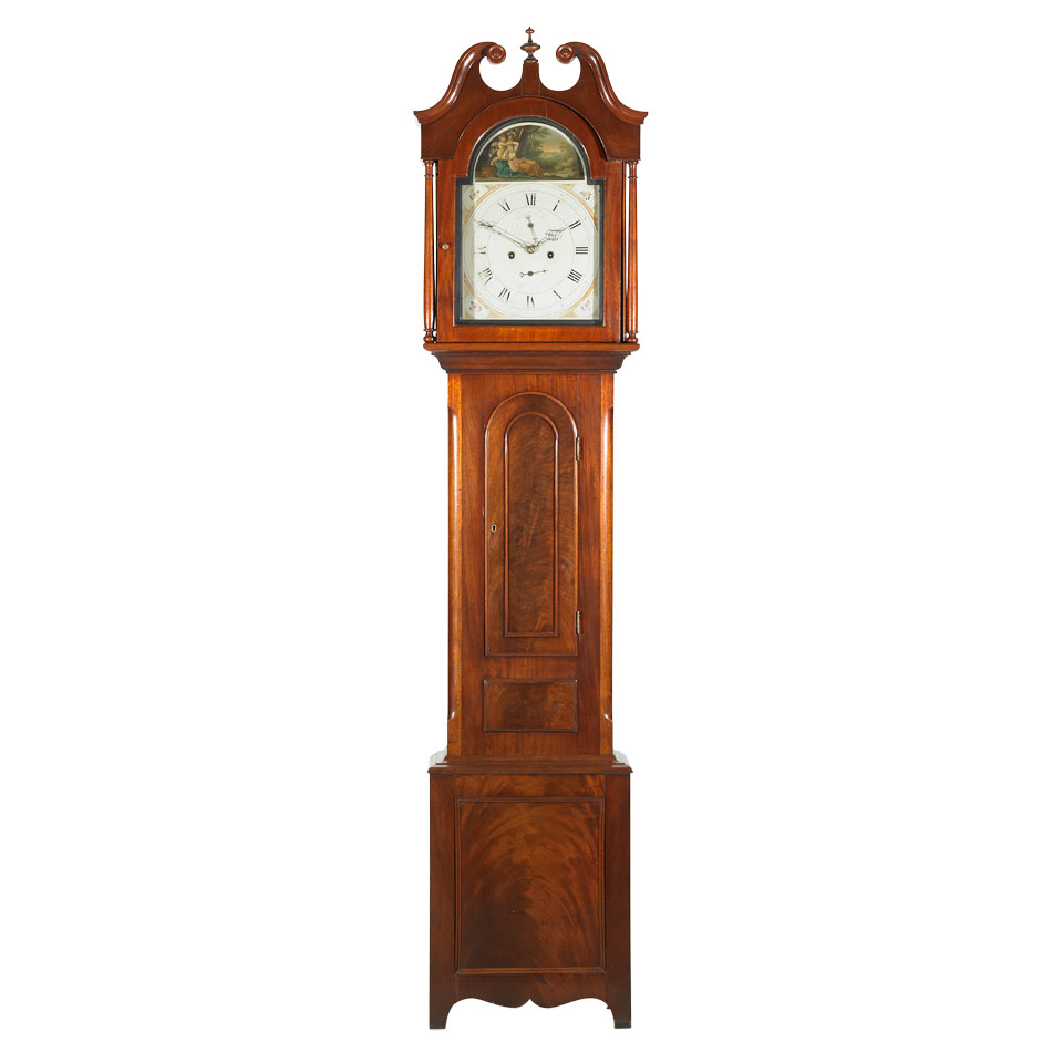 Appraisal: Thomas Barclay Montrose Scottish Mahogany Tall Case Clock c with