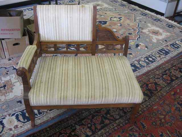 Appraisal: Victorian Carved Settee circa